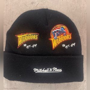 Warriors Mitchell & Ness Beanie